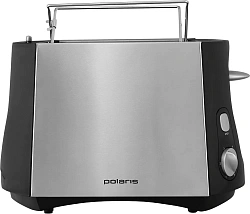 Тостер Polaris PET 0812A 800Вт черный/серебристый