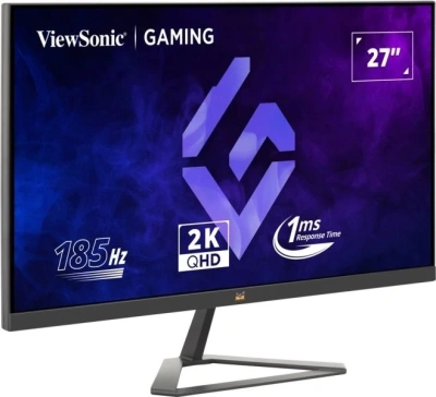 Монитор ViewSonic 27" VX2758A-2K-PRO черный IPS LED 16:9 HDMI матовая 1000:1 250cd 170гр/160гр 2560x1440 185Hz FreeSync DP Quad HD 2K (1440p) 4.9кг