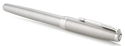 Ручка роллер Parker Sonnet Core T526 (1931511) Stainless Steel CT M черн. черн. подар.кор.