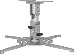 Кронштейн для проектора Cactus CS-VM-PR04-AL серебристый макс.22кг потолочный поворот и наклон