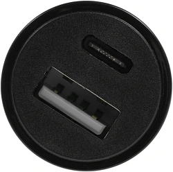 Автомобильное зар./устр. Wiiix UCC-7-2-11 18W 3.1A+3A (PD+QC) USB-C/USB-A универсальное черный