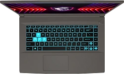 Ноутбук MSI Thin 15 B13VE-2650XRU Core i5 13420H 16Gb SSD512Gb NVIDIA GeForce RTX4050 6Gb 15.6" IPS FHD (1920x1080) FreeDOS grey space WiFi BT Cam (9S7-16R831-2650)