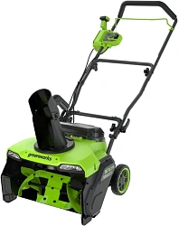 Снегоуборщик электр. Greenworks GD40STX2 1.8кВт