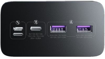 Мобильный аккумулятор Romoss PEA40PF 40000mAh QC3.0 22.5W 5A 2xUSB-A/USB-C черный (6973693499151)