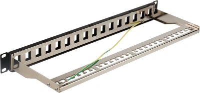 Патч-панель наборная Lanmaster LAN-PPN16OK-STP 19" 1U 16x FTP