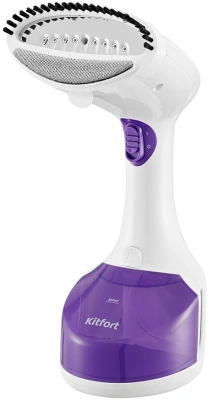 Отпариватель ручной Kitfort КТ-9206 1200Вт белый/фиолетовый