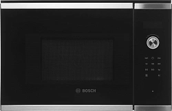 Микроволновая печь Bosch BFL524MS0 20л. 800Вт нержавеющая сталь/черный (встраиваемая)