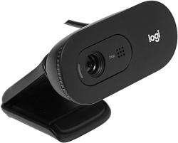 Камера Web Logitech HD Webcam C505e черный 1.2Mpix (1280x720) USB2.0 с микрофоном для ноутбука (960-001373)