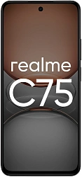 Смартфон Realme RMX3941 C75 128Gb 8Gb черный моноблок 3G 4G 2Sim 6.72" 1080x2400 Android 14 50Mpix 802.11 a/b/g/n/ac NFC GPS GSM900/1800 GSM1900 Protect A-GPS microSD max2048Gb