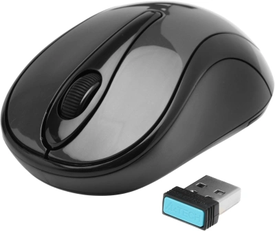 Мышь A4Tech G3-280N серый оптическая 1200dpi беспров. USB для ноутбука 3but