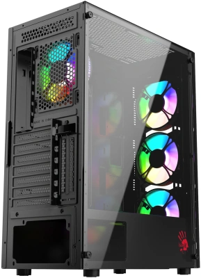 Корпус Bloody BD-CC120F черный без БП ATX 8x120mm 1xUSB2.0 1xUSB3.0 audio bott PSU