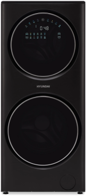 Стиральная машина Hyundai Gemini WMD9423 класс: A+++ загр.фронтальная макс.:15кг (с сушкой) темно-серебристый инвертер