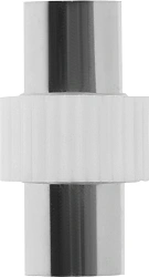 Адаптер антенный Premier 4-400/2 Coax (m)/Coax (m) серебристый (уп.:2шт)