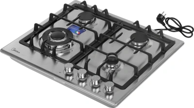 Газовая варочная поверхность Midea MG643TX нержавеющая сталь
