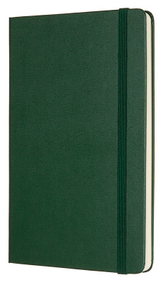 Блокнот Moleskine CLASSIC QP062K15 Large 130х210мм 240стр. нелинованный твердая обложка зеленый