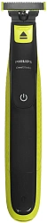 Бритва сетчатая Philips OneBlade QP2724/20 реж.эл.:1 питан.:аккум. черный/зеленый