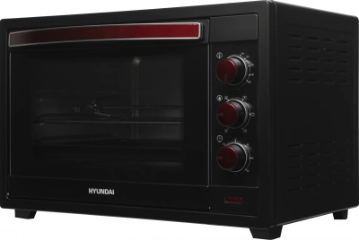 Мини-печь Hyundai MIO-HY102 50л. 2000Вт черный/красный