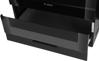 Плита Комбинированная Gefest ПГЭ 6502-02 0044 черный (без крышки) реш.чугун