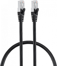 Патч-корд Buro BU-7-0.5M STP 4 пары cat.7 CCA molded 0.5м черный RJ-45 (m)-RJ-45 (m)