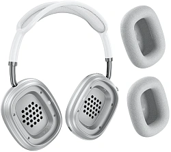 Наушники мониторные Hoco W65 TWS серебристый беспроводные bluetooth оголовье (50403)