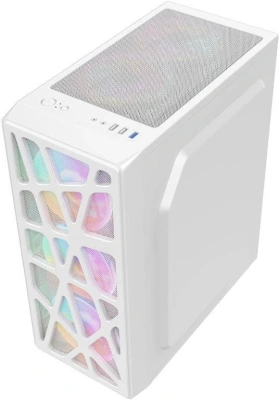 Корпус Formula Mana белый без БП ATX 4x120mm 2xUSB2.0 1xUSB3.0 audio bott PSU