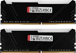 Память DDR4 2x32GB 3200MHz Kingston KF432C16BB2AK2/64 Fury Beast RGB RTL Gaming PC4-25600 CL16 DIMM 288-pin 1.35В dual rank с радиатором Ret