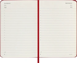 Ежедневник Moleskine CLASSIC Pocket 90x140мм 400стр. красный