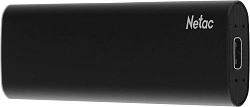 Накопитель SSD Netac USB-C 1TB NT01ZSLIM-001T-32BK Z Slim черный