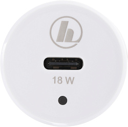 Автомобильное зар./устр. Hama H-183297 18W 3A (PD) USB Type-C для Apple белый (00183297)