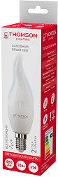 Лампа светодиодная Thomson TH-B2313 10Вт цок.:E14 свеча 220B св.свеч.бел.хол. Tail Candle (упак.:1шт)