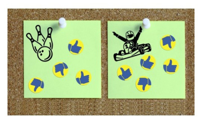 Этикетки Avery Zweckform 3861 250шт на листе диаметр 19мм/70г/м2/желтый самоклей. универсальная