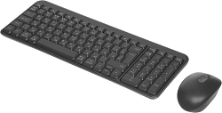 Клавиатура + мышь Logitech Wireless MK250 Compact клав:графитовый мышь:графитовый USB беспроводная Multimedia (920-013853)