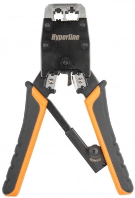Инструмент обжимной Hyperline HT-500R для RJ-45/RJ-12/RJ-11