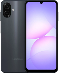 Смартфон Samsung SM-A075F Galaxy A07 128Gb 4Gb черный моноблок 3G 4G 2Sim 6.7" 720x1600 Android 15 50Mpix 802.11 a/b/g/n/ac GPS GSM900/1800 GSM1900 Protect microSD max2048Gb