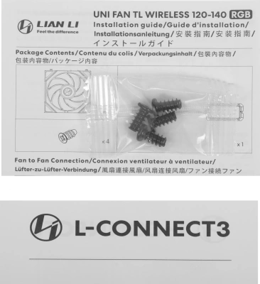 Вентилятор для корпуса Lian-Li Uni Fan TL Wireless 120 Reverse ARGB 120х124.5x28 белый 4-pin 34дБ (G99.12RTL1W1W.R0) Ret