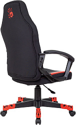 Кресло игровое A4Tech Bloody GC-190 черный/красный текстиль/экокожа крестов. пластик