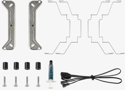 Устройство охлаждения(кулер) Aerocool Rime 4 ARGB Soc-AM5/AM4/1200/1700/1851 черный 4-pin 17-34dB Al+Cu 230W Ret
