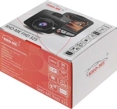 Видеорегистратор Sho-Me FHD-325 черный 1080x1920 1080p 140гр. GC1247+SC1034