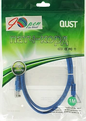 Патч-корд Premier ANP511_1M_B UTP 4 пары cat.5E CCA molded 1м синий outdoor RJ-45 (m)-RJ-45 (m)