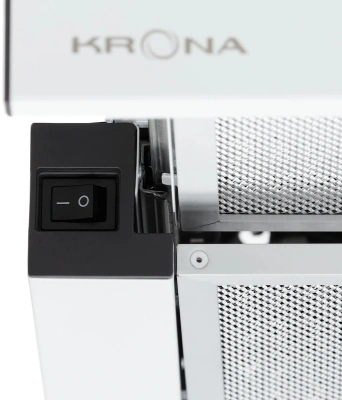 Вытяжка встраиваемая Krona KAMILLA T 500 WHITE белый управление: кнопочное (1 мотор)