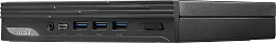 Неттоп MSI Pro DP10 13M-283RU i5 1340P (1.9) 16Gb SSD512Gb Iris Xe Windows 11 Pro 2.5xGbitEth WiFi BT 120W черный (9S6-B0A611-283)