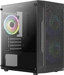 Корпус Aerocool Trinity Mini-G-BK v2 черный без БП mATX 6x120mm 1xUSB2.0 2xUSB3.0 audio bott PSU