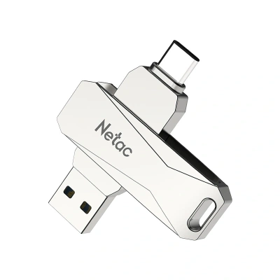 Флеш Диск Netac 32Gb U782C NT03U782C-032G-30PN USB3.0 серебристый