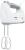 Миксер ручной Bosch MFQ36460S 450Вт белый/серый