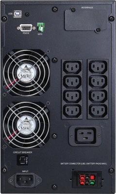 Источник бесперебойного питания Powercom Macan MAC-2000 2000Вт 2000ВА черный