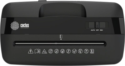 Шредер Cactus CS-SH-A3 (секр.P-4) фрагменты 6.лист. 13лтр. скобы пл.карты