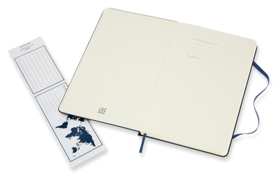 Блокнот Moleskine CLASSIC QP066B20 Large 130х210мм 240стр. пунктир твердая обложка синий сапфир
