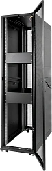 Шкаф серверный ЦМО (ШТК-СП-42.6.10-44АА-9005) напольный 42U 600x990мм пер.дв.перфор. 2 бок.пан. задн.дв.перфор. направл.под закл.гайки 1350кг черный 690мм 139кг 120град. 1950мм IP20 сталь