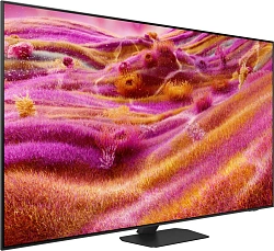 Телевизор QLED Samsung 75" QE75QN90FAUXRU Series 9 нержавеющая сталь 8K Ultra HD 120Hz DVB-T2 DVB-C DVB-S2 USB WiFi Smart TV