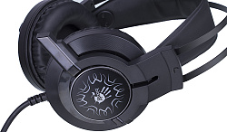 Наушники с микрофоном A4Tech Bloody J437 черный 1.8м мониторные USB оголовье (J437)